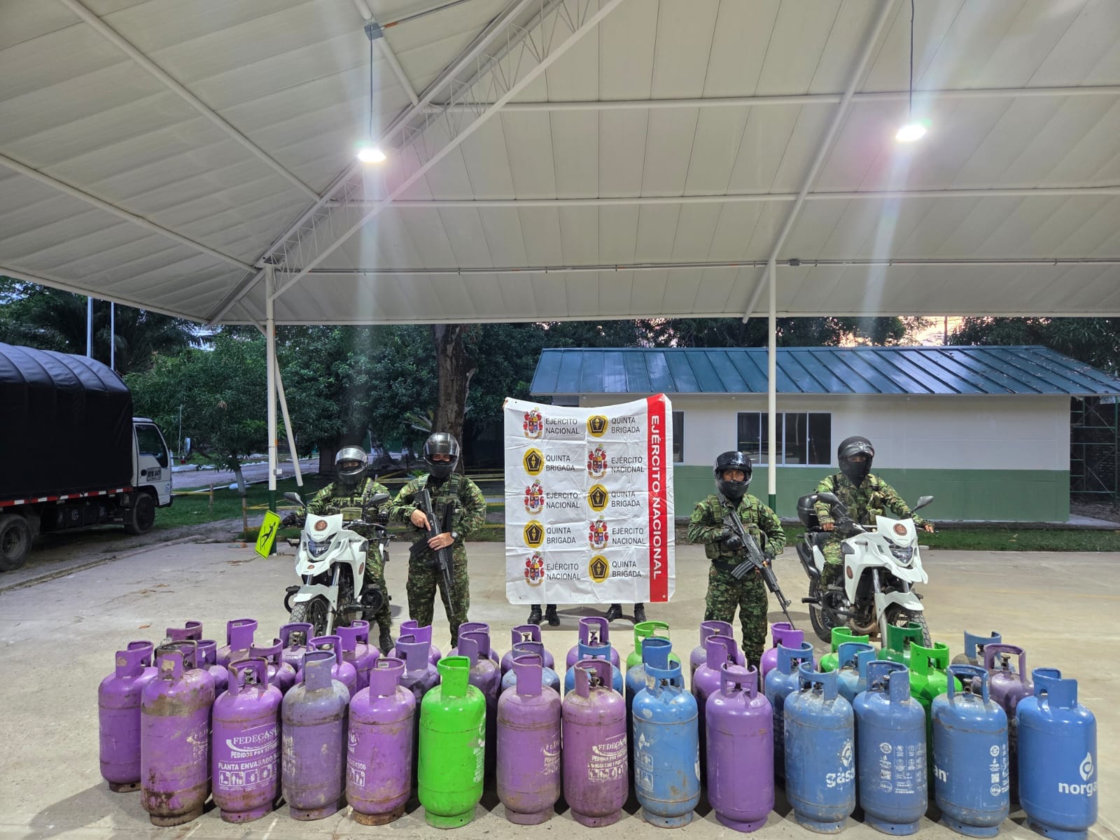Desarticulada red dedicada al comercio ilícito de gas vinculada al ELN