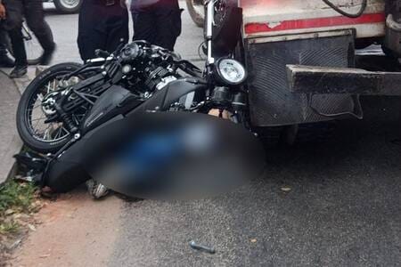 Trágico accidente cobró la vida de un motociclista en Floridablanca
