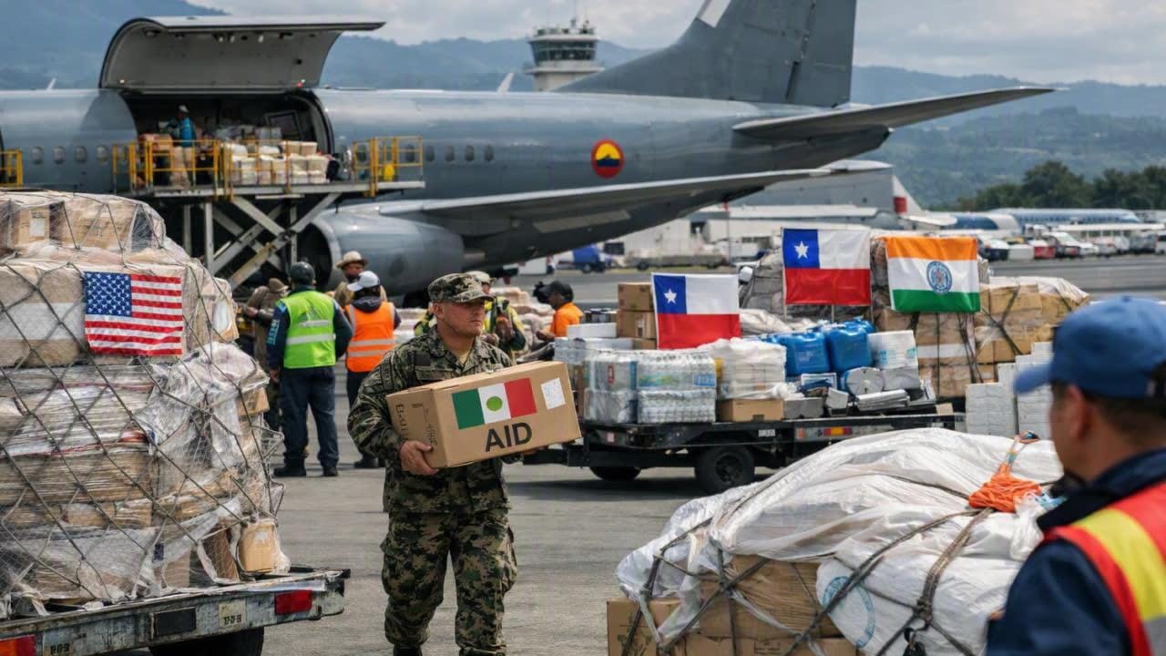 640 toneladas de ayuda internacional han ingresado por los aeropuertos del país para atender la emergencia