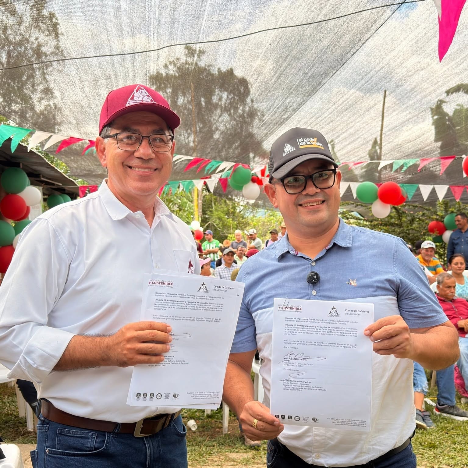 Alianza y firma de Convenio de Cooperación Cafetera
