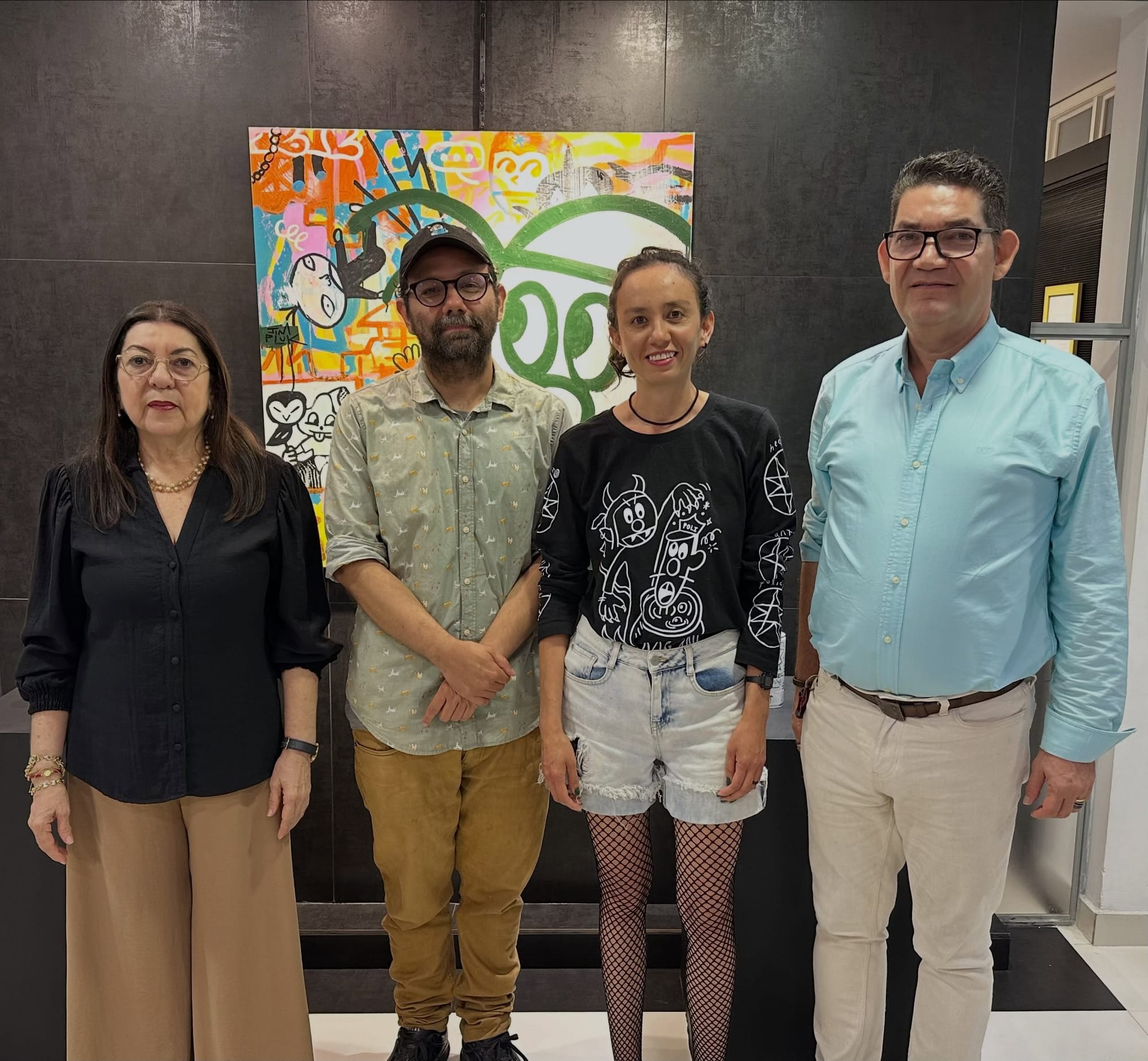 Inauguración de “Léa Graffiti, Pinte Cómics”