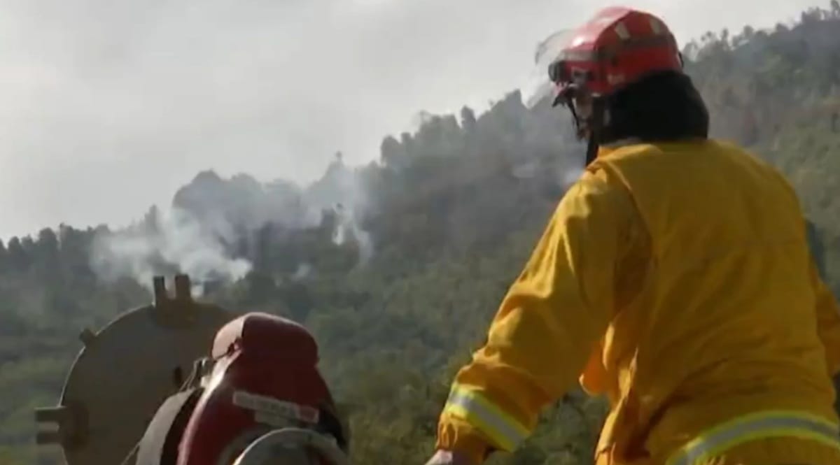 Preocupante aumento de  incendios forestales en Santander