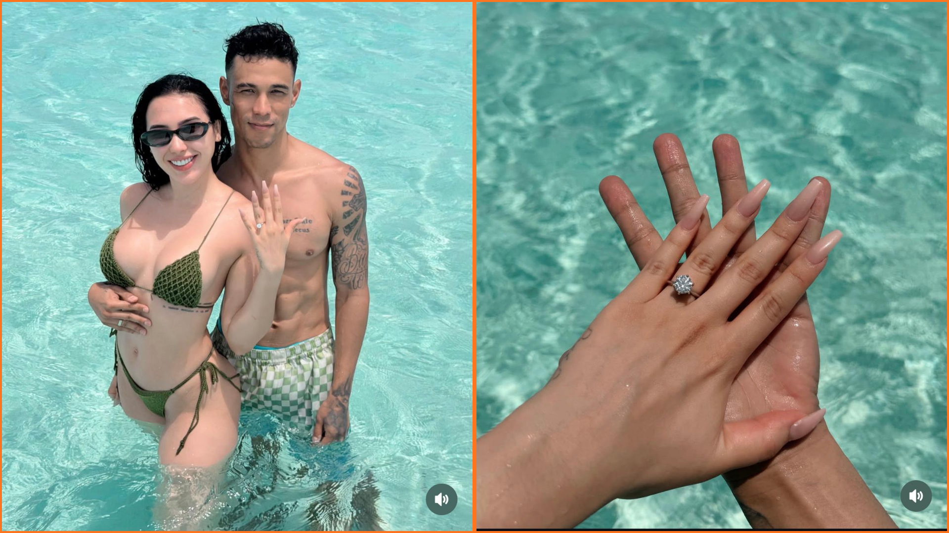 Aida Victoria Merlano confirmó su matrimonio con el streamer Escro y mostró su anillo: “No estoy preñada”