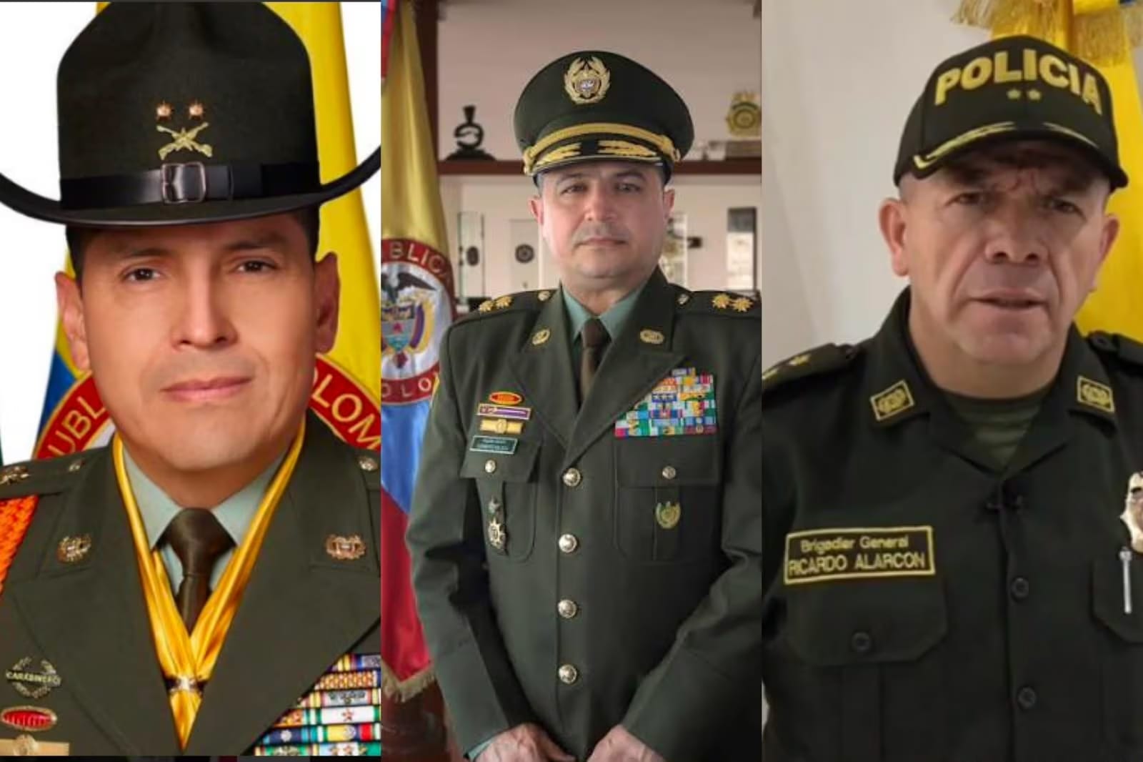 De la Espriella reintegra a tres generales de la Policía