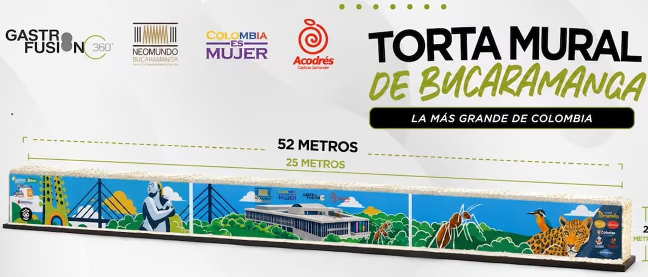 Gigantesca torta de 52 metros será degustada en Neomundo