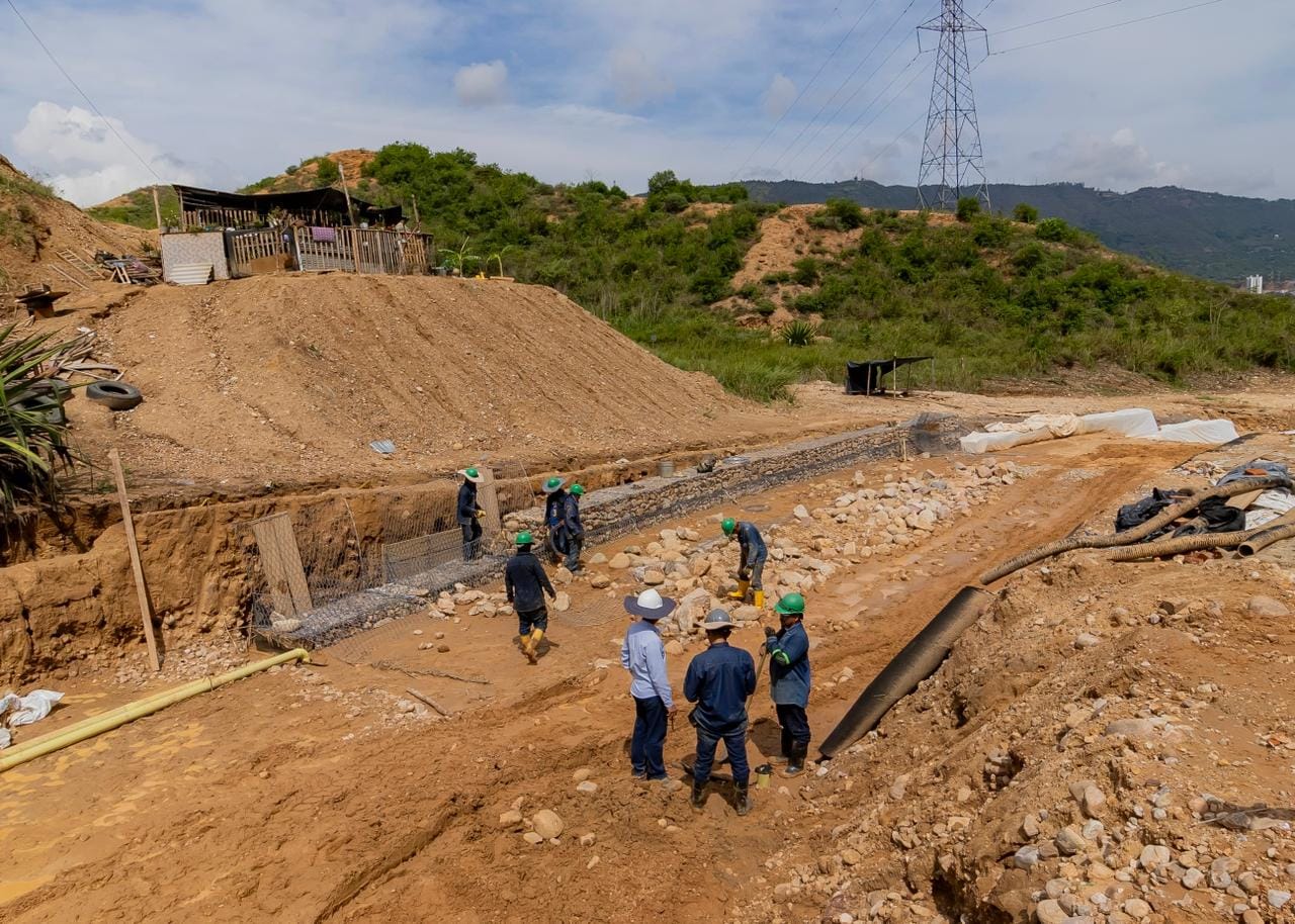 Notable avance en obras de los Cámbulos en Girón