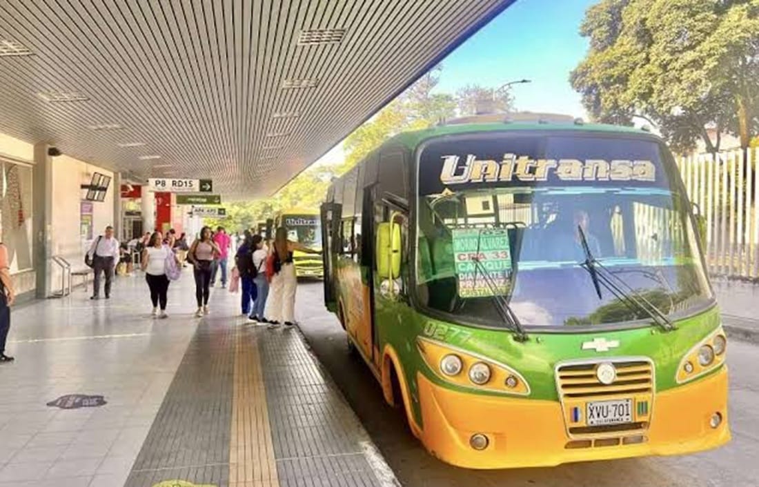 Modificación temporal en rutas de transporte urbano del SITME