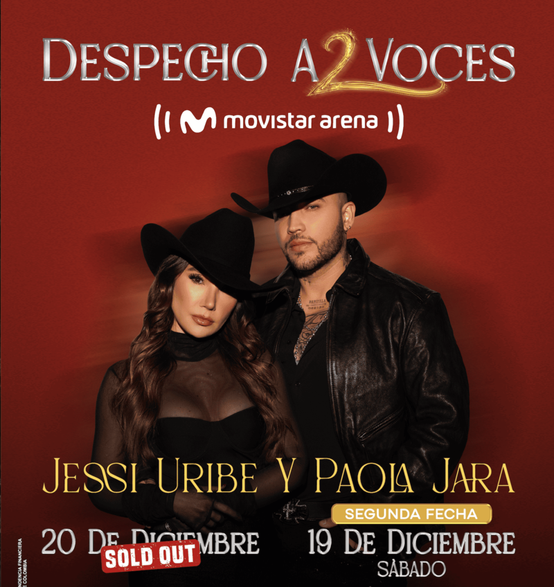 Jessi Uribe y Paola Jara anuncian nueva fecha de “Despecho a 2 voces”