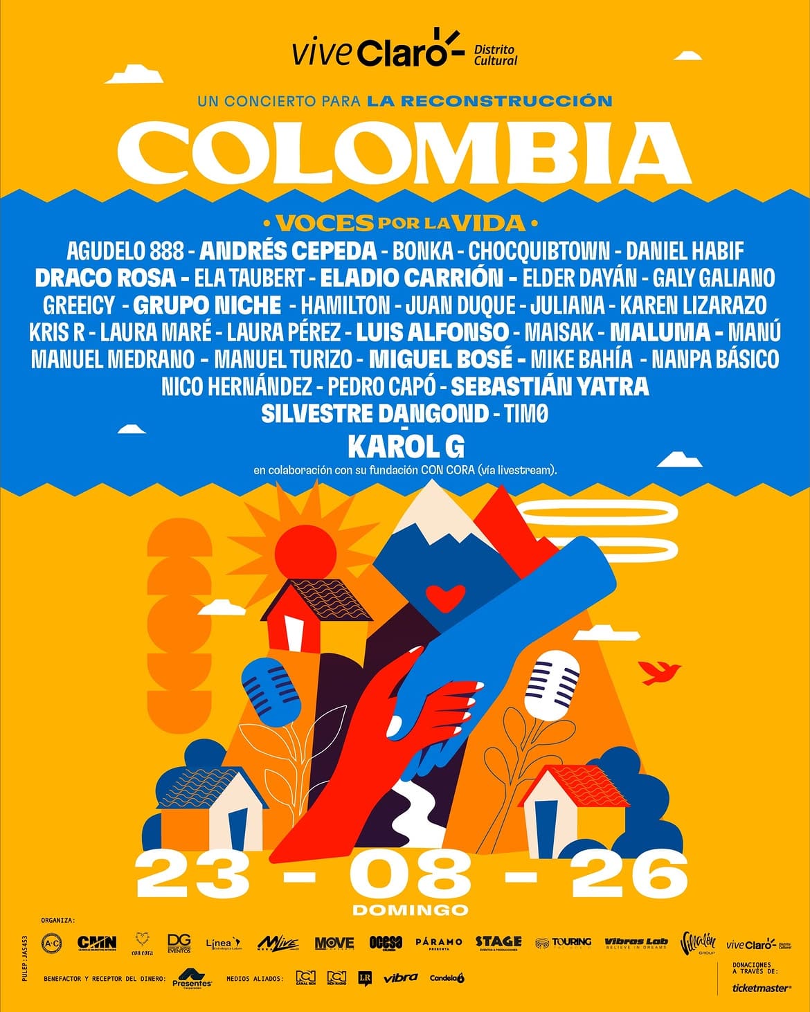 Mike Bahía se suma a la reconstrucción de Colombia