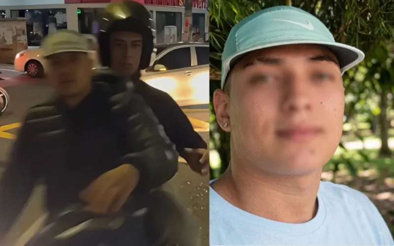 Grababa un video en Cabecera y dos motociclistas intentaron arrebatarle el celular