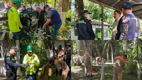 Jornada de limpieza busca recuperar el malecón de San Gil