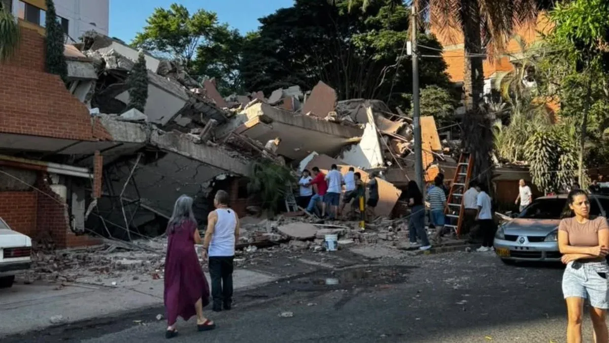 Sismo de 7,4 dejó graves  afectaciones en Cali