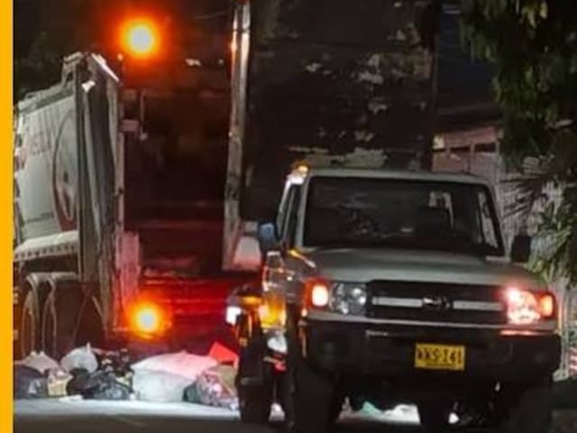 Bolsa con explosivos detonó dentro de un camión recolector de basura en Barrancabermeja