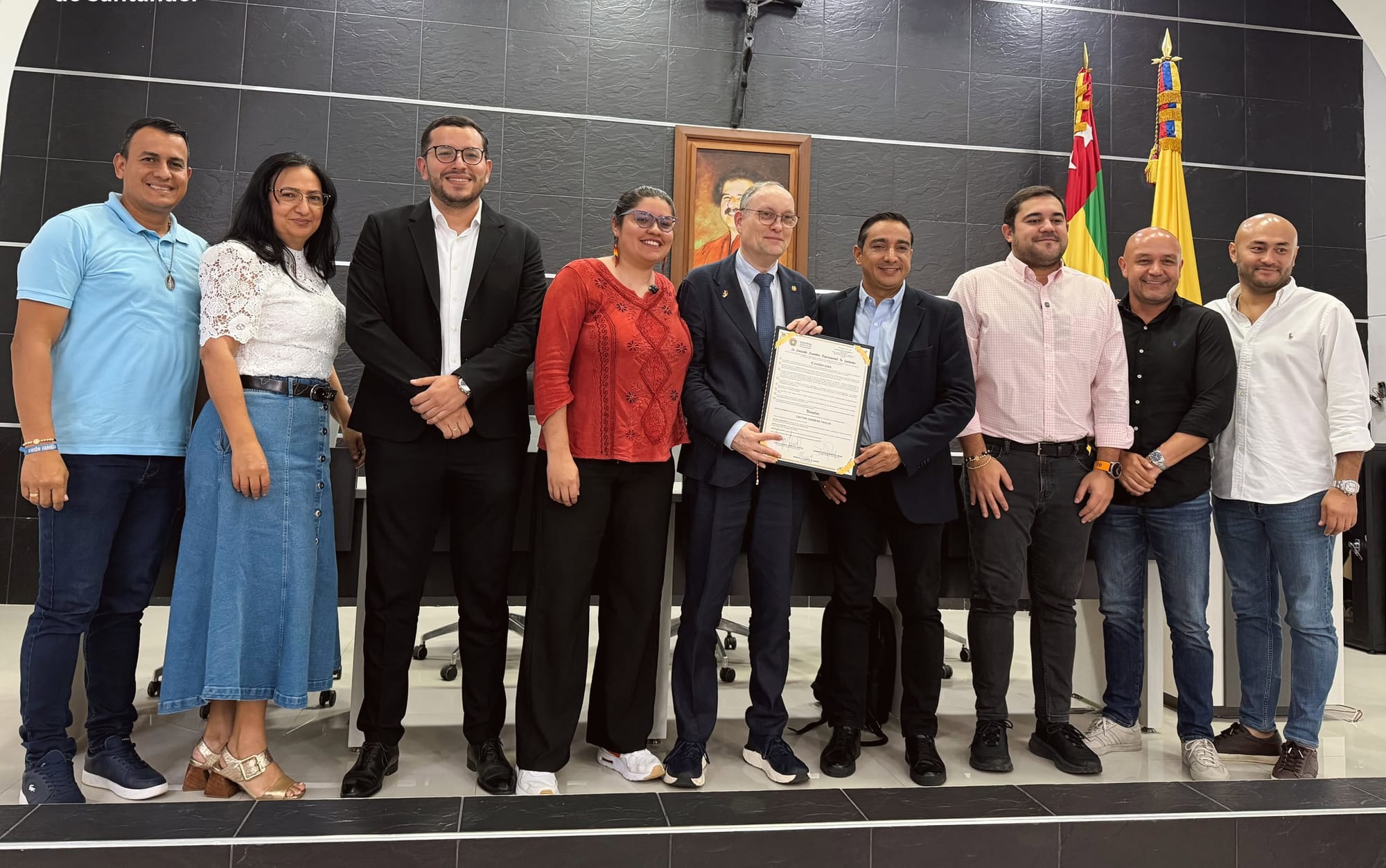 Exmagistrado Constitucional de Alemania en Asamblea de Santander