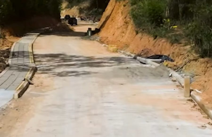 Girón avanza en la ruta directa entre Carrizal y la vía nacional