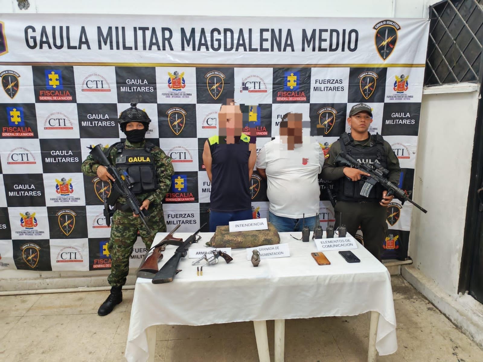 Capturados integrantes del Clan del Golfo en Cesar