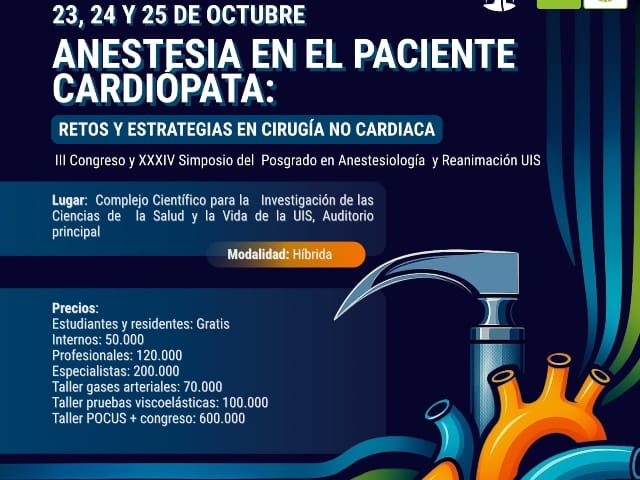 Congreso de Anestesiología en la Universidad Industrial