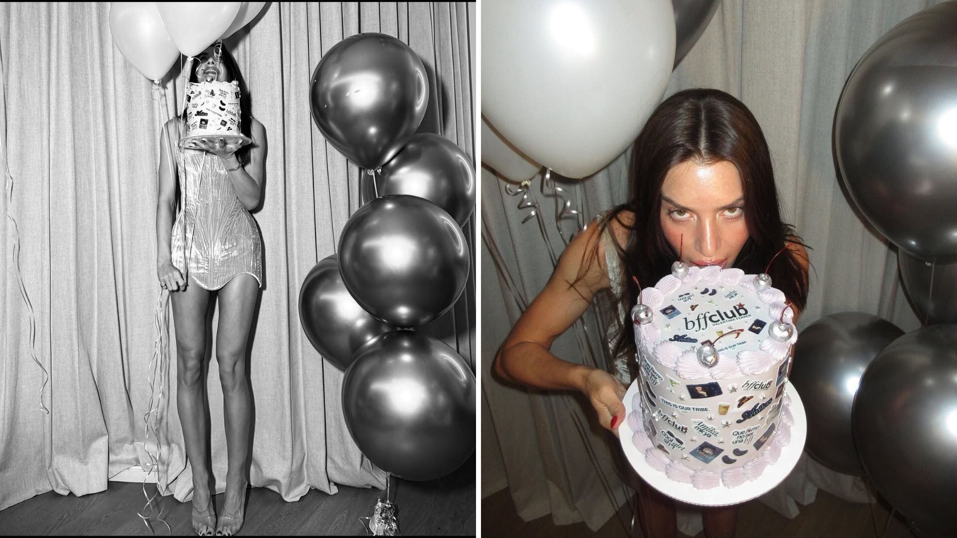 Valentina Ferrer celebró sus 33 años sin J Balvin