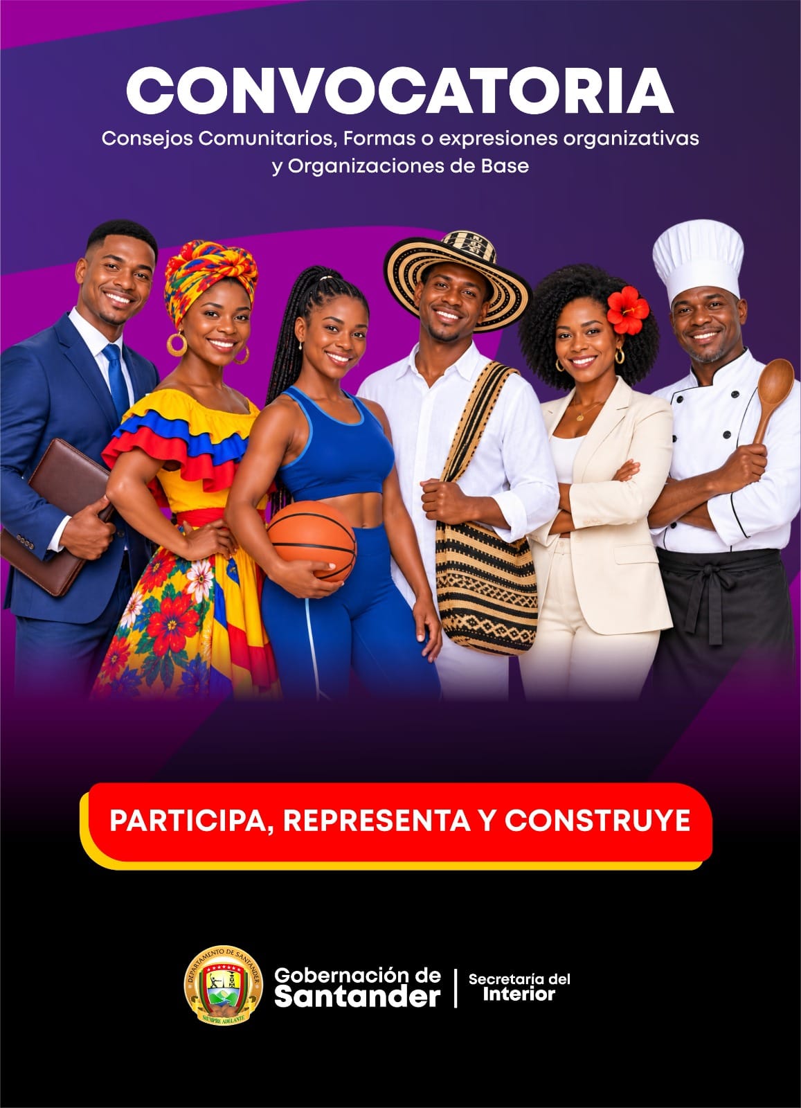Abierta convocatoria para elegir representantes de comunidades afrocolombianas en Santander
