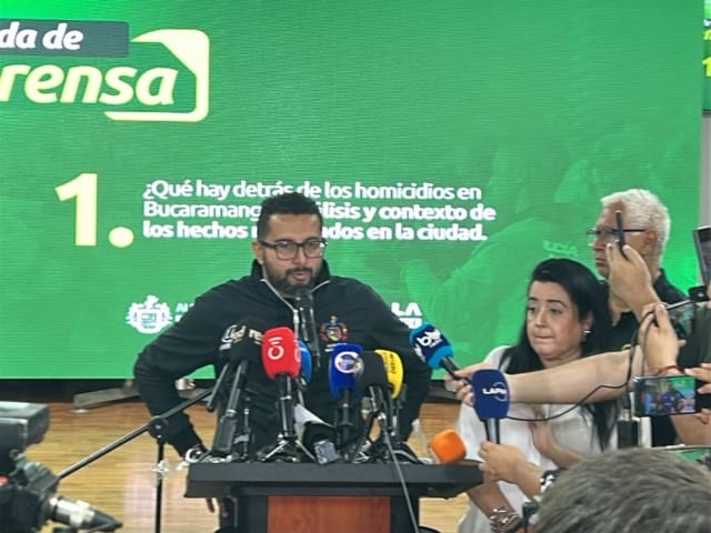 Alcalde de Bucaramanga prende las alarmas: 79 de los 108 homicidios estarían ligados a guerras entre bandas