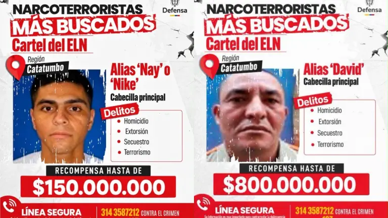 Identifican a dos cabecillas del ELN señalados de ordenar atentado con taxi bomba en Los Patios
