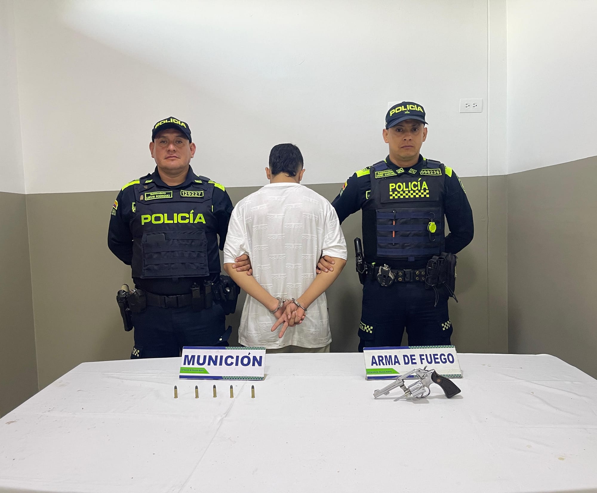 Los nervios delataron a joven de 18 años cargado con arma de fuego en el norte de Bucaramanga