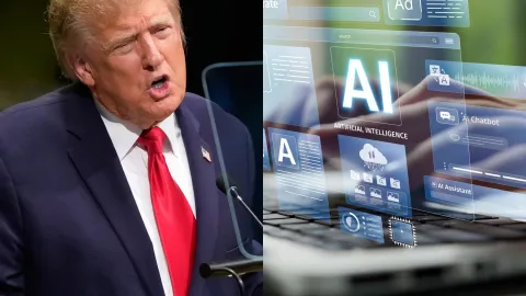 Trump descarta limitar el desarrollo de la IA