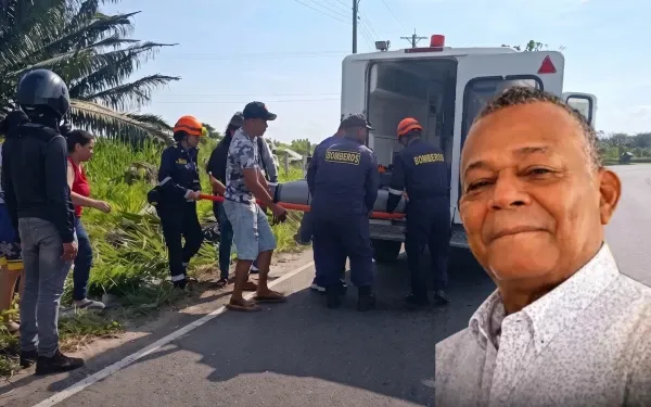 En centro médico de Bucaramanga murió Francisco Saavedra tras fuerte accidente en Santander