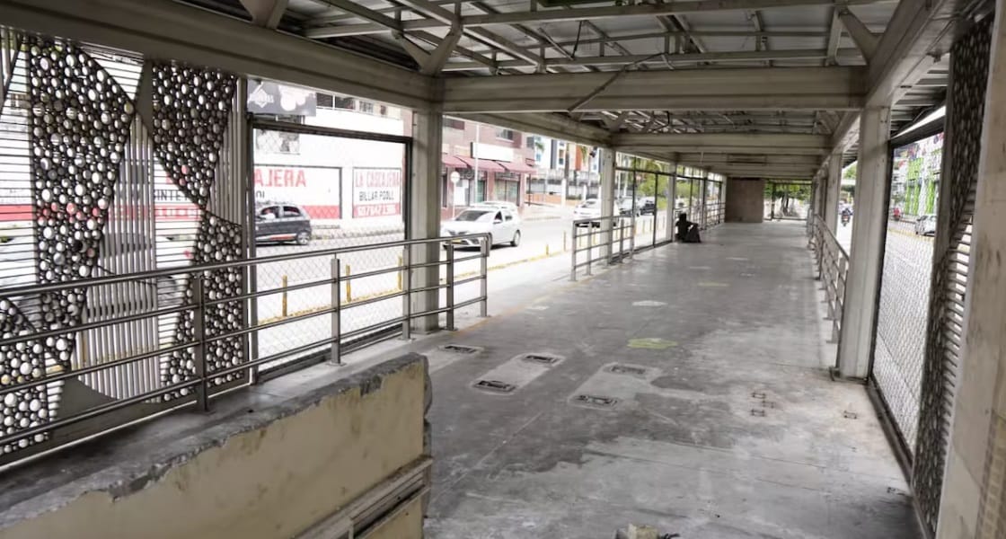 Inició el cercado de estaciones de Metrolínea para su reconstrucción en Bucaramanga