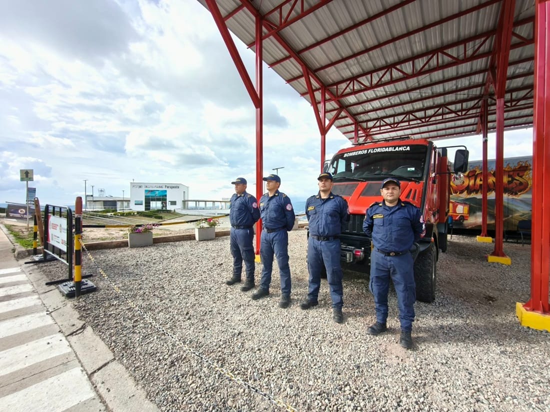 Parque del Parapente inauguró su nueva estación de Bomberos