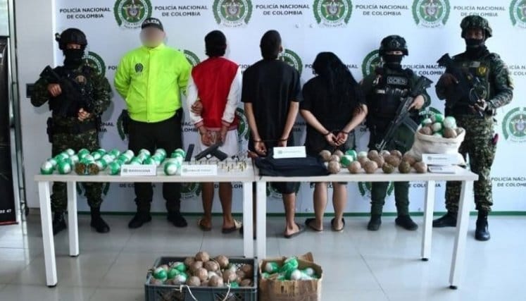 Decomisadas pelotas de marihuana que terminarían en una cárcel