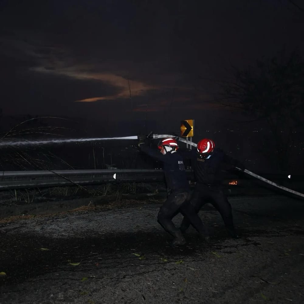 Incendio de Ruitoque  Bajo fue provocado imagen de la publicación