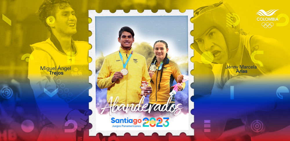 Jenny Arias y Miguel Ángel Trejos abanderados para Santiago 2023 imagen de la publicación