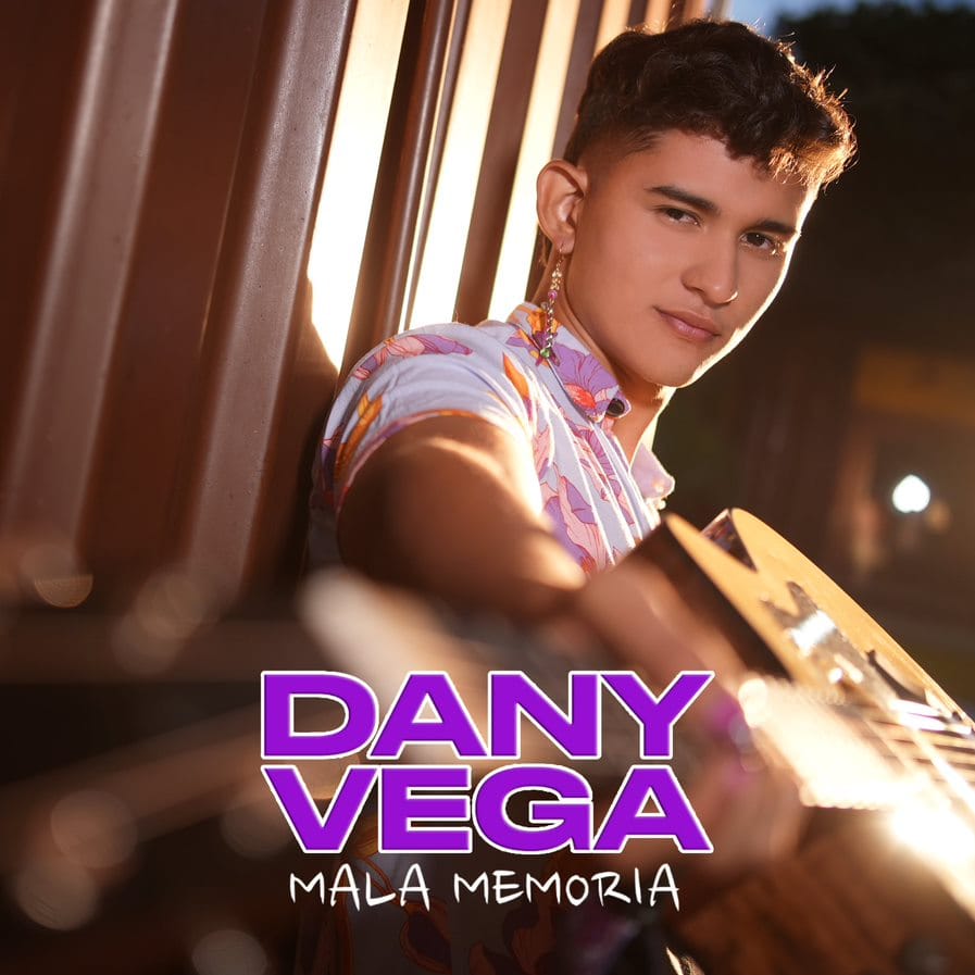 Dany Vega joven musico santandereano con su primer sencillo ´Mala Memoria´ imagen de la publicación