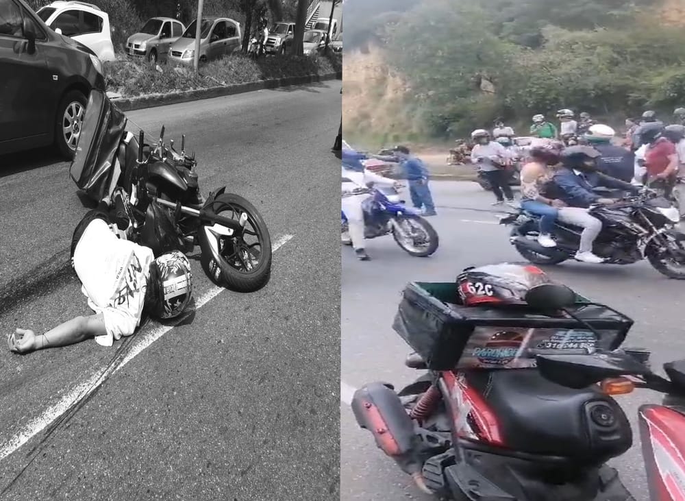 Domiciliario murió en la vía Girón – Bucaramanga imagen de la publicación