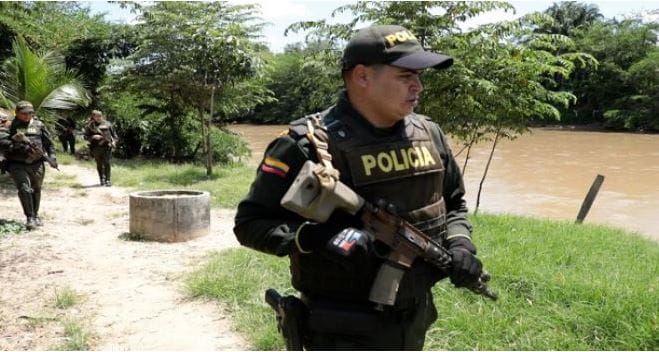 Policía reforzó la seguridad en Bajo Rionegro, Santander imagen de la publicación