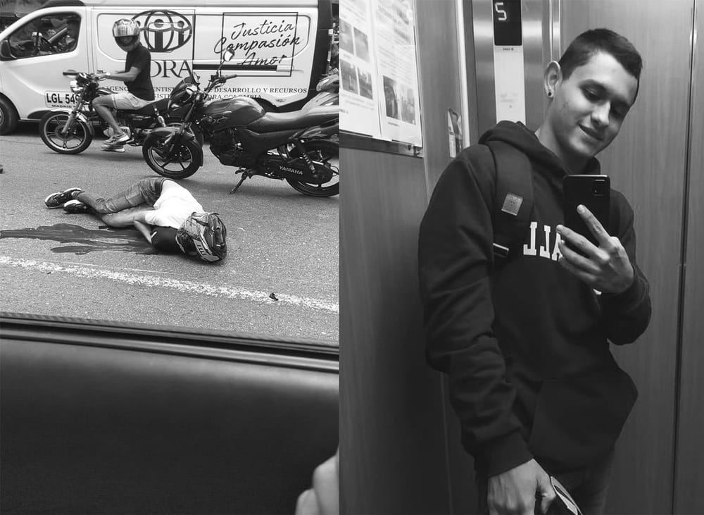 Accidente le arrebató la vida al joven motorizado Ramiro Barrera imagen de la publicación