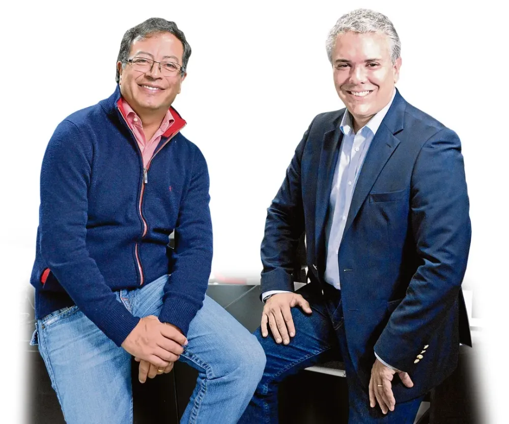 Petro y Duque protagonizan debate en redes sociales imagen de la publicación