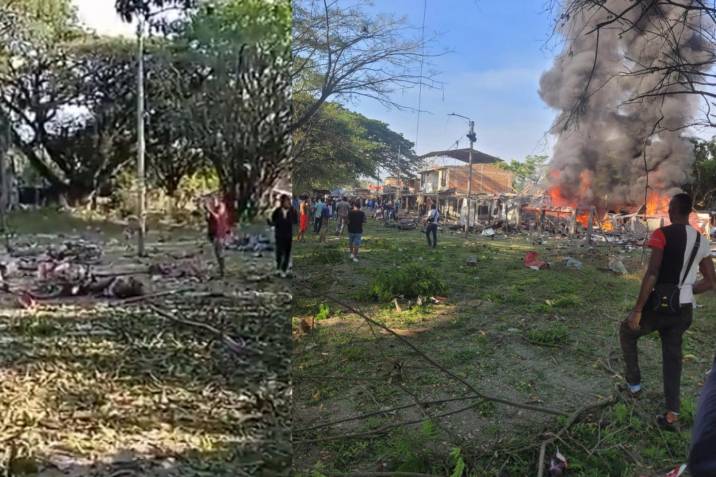 Miedo en el Cauca por ataque terrorista contra estación de policía imagen de la publicación