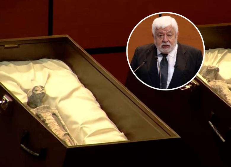 ¡De no creer! El congreso de México expone unos cuerpos “no humanos” imagen de la publicación