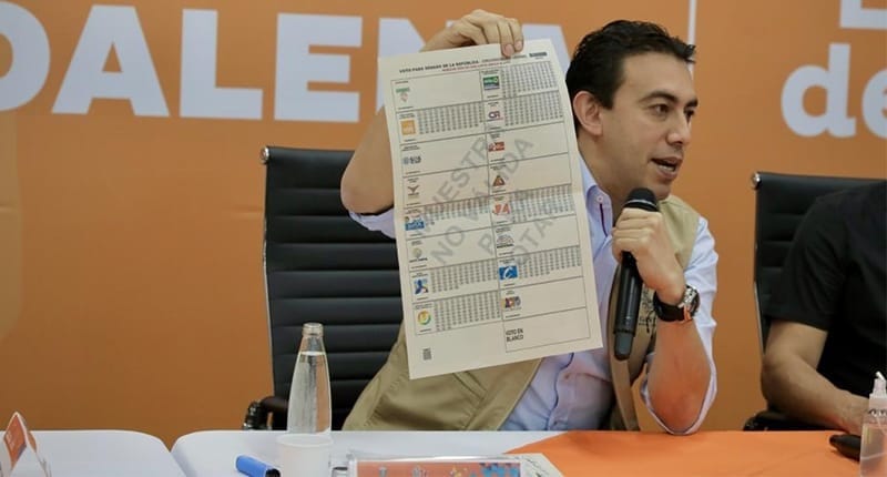 El elector podrá diferenciar los tarjetones por su color imagen de la publicación