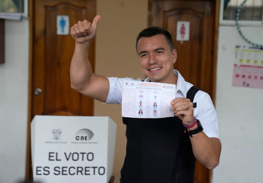 Daniel Noboa, el nuevo presidente de Ecuador imagen de la publicación