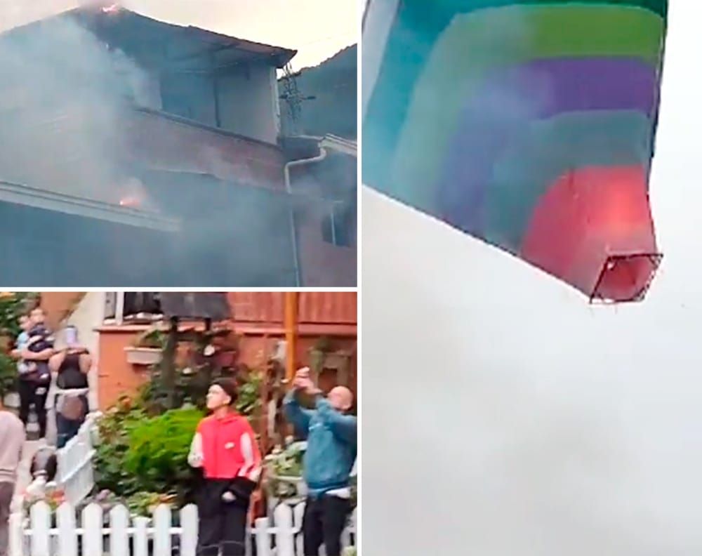 Globo y pólvora, la peligrosa combinación de unos jóvenes que asustó a un barrio imagen de la publicación