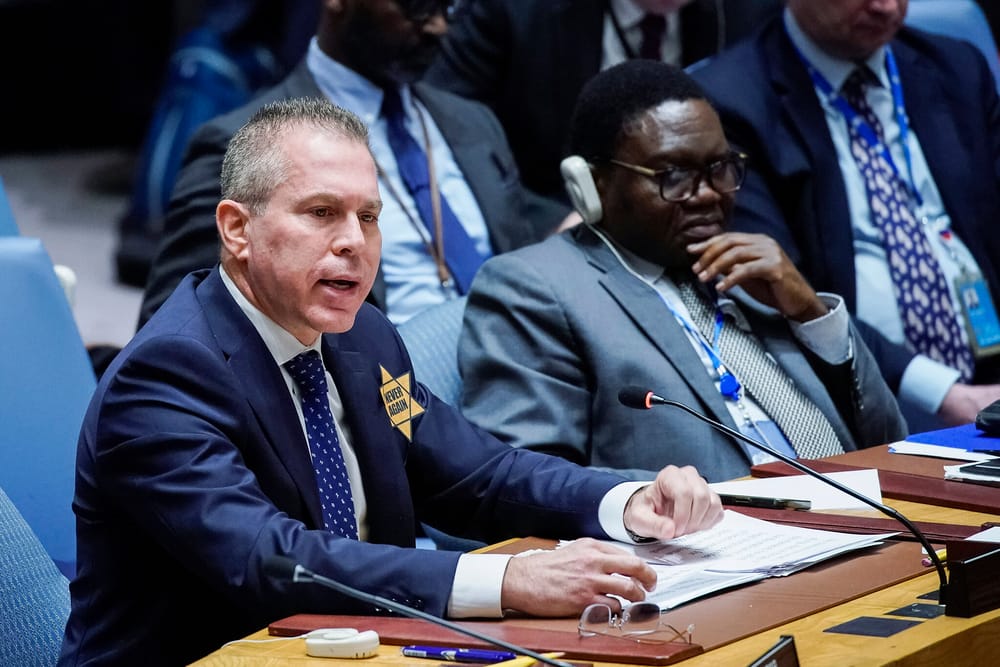 Representante de ONU China exige respeto al embajador israelí imagen de la publicación