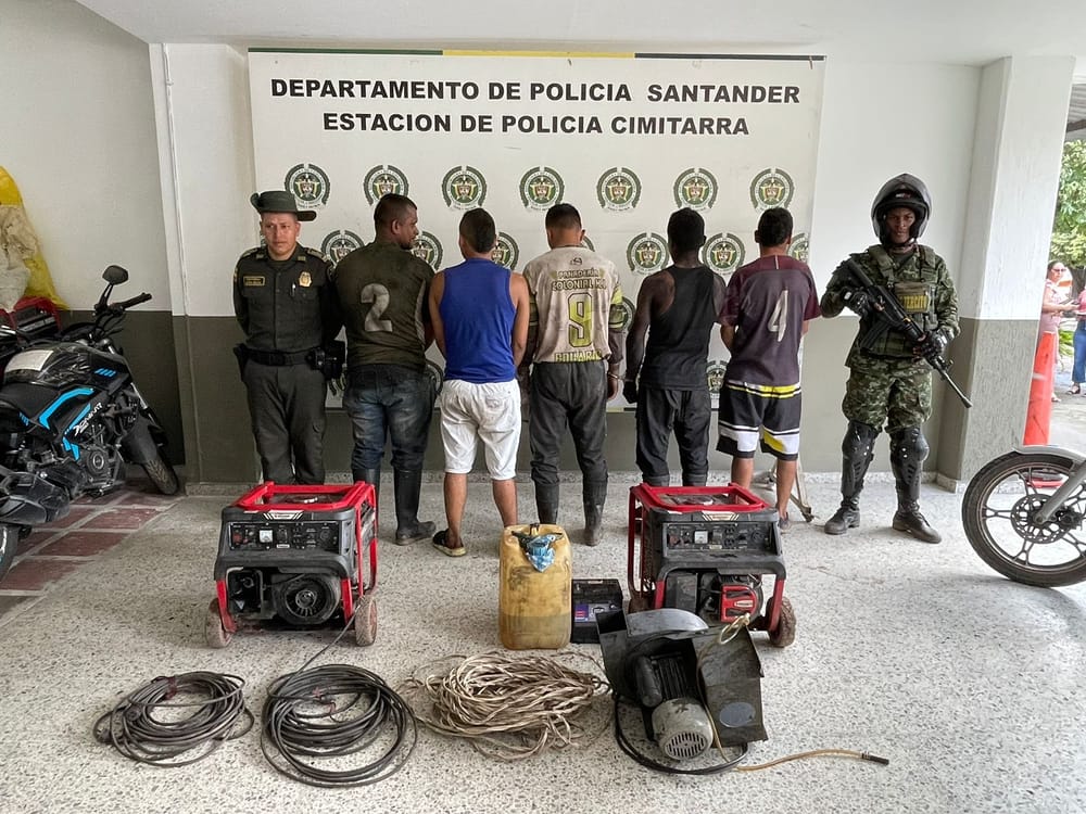 Quinta Brigada atacó minería ilegal en Landázuri imagen de la publicación