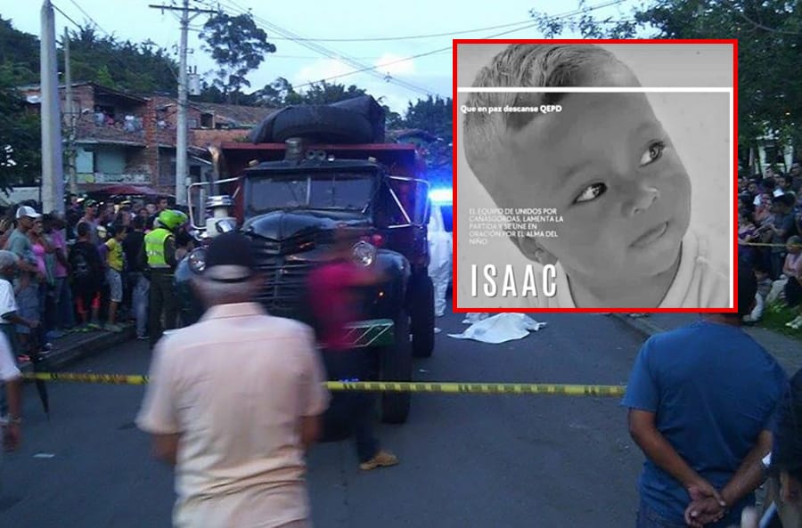 Menor de 2 años murió tras ser arrollado por volqueta que daba reversa imagen de la publicación