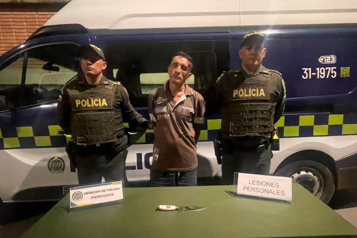 Desadaptado por poco mata a su esposa con puñal en Piedecuesta imagen de la publicación