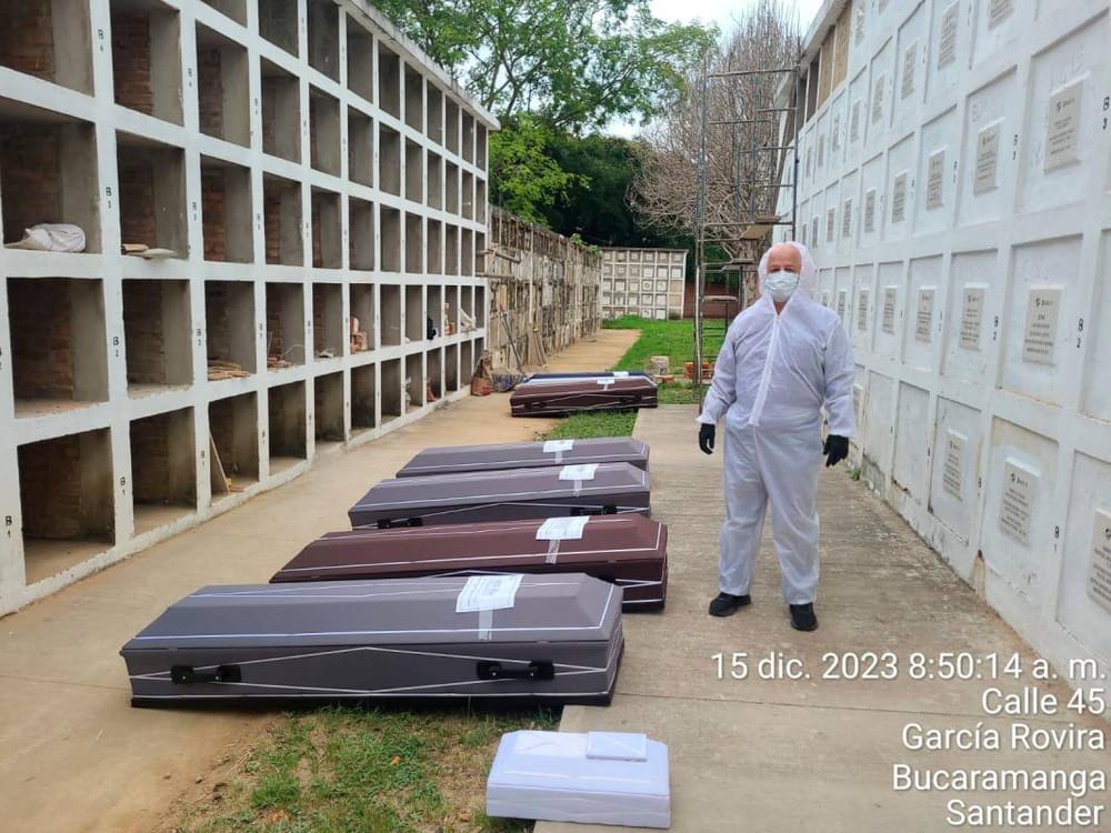 Cuerpos de Medicina Legal sin reclamar fueron inhumados imagen de la publicación