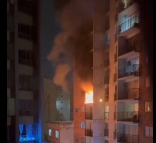 Perrito murió quemado en edificio de Bucaramanga imagen de la publicación