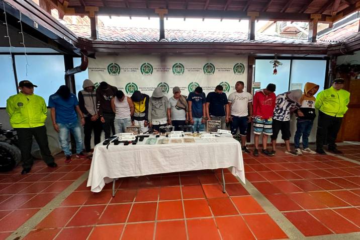 Los 'Claverianos' tenían guerra por tráfico en Bucaramanga imagen de la publicación